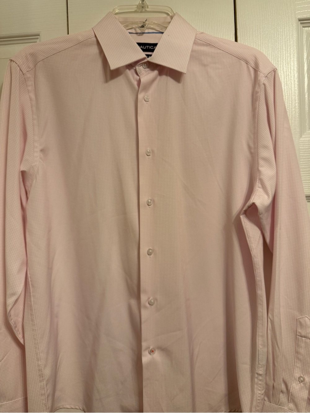Nautica Light Pink Long Sleeve Dress Shirt